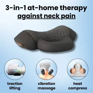 3-in-1 Neck Massager with Hot Compress & Vibration