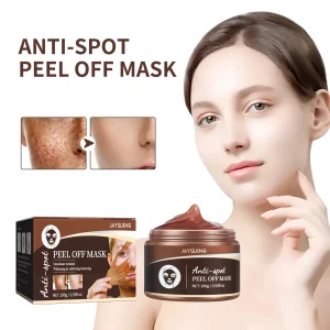 Tearing facial mask brightens, moisturizes and nourishes facial skin.